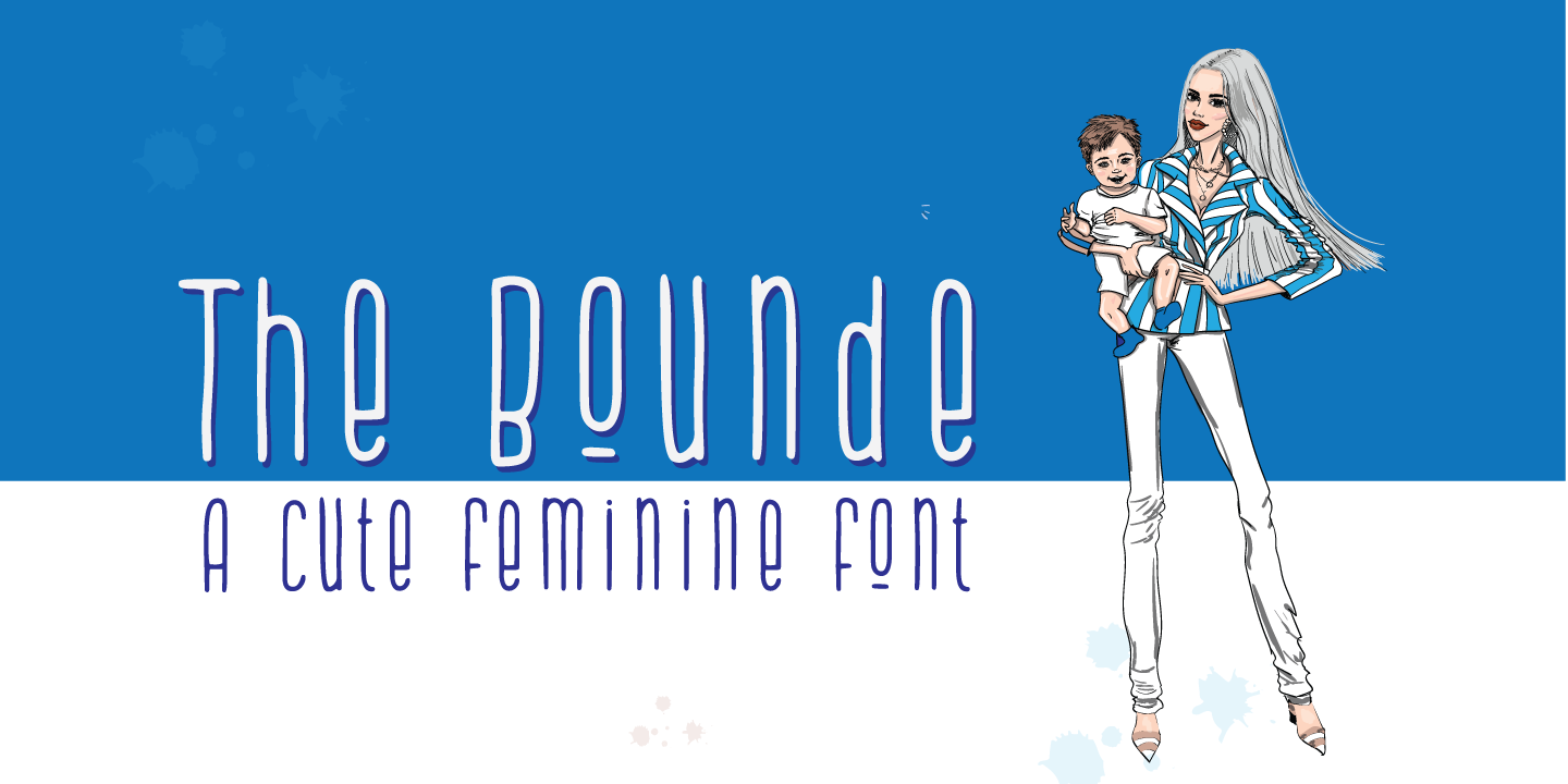 Пример шрифта The Bounde #1